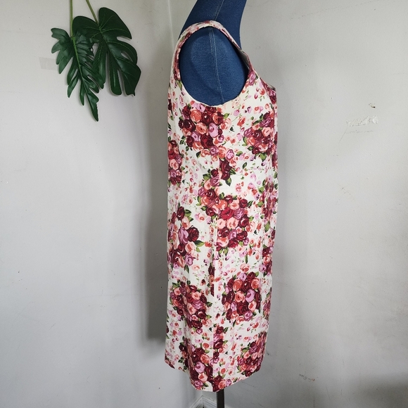 B Moss Dress Collection Cotton Dress Rose Flower Bouquets - Picture 5 of 9